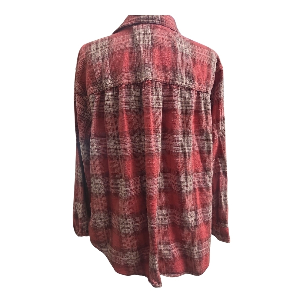 Lucky Brand Pink Plaid Button-Down Shirt - Picture 5 of 10